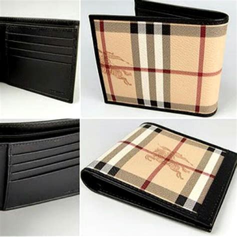 burberry-haymarket-wallet replica